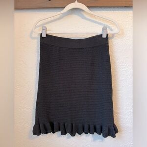 Anthropologie - Crochet Knit Mini Skirt